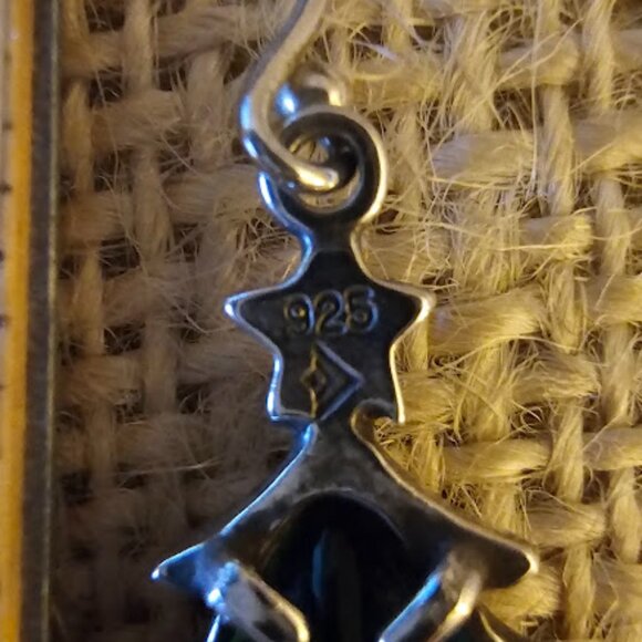 Silpada Retired Sterling Silver Christmas Tree earrings (W1468) - Picture 3 of 4